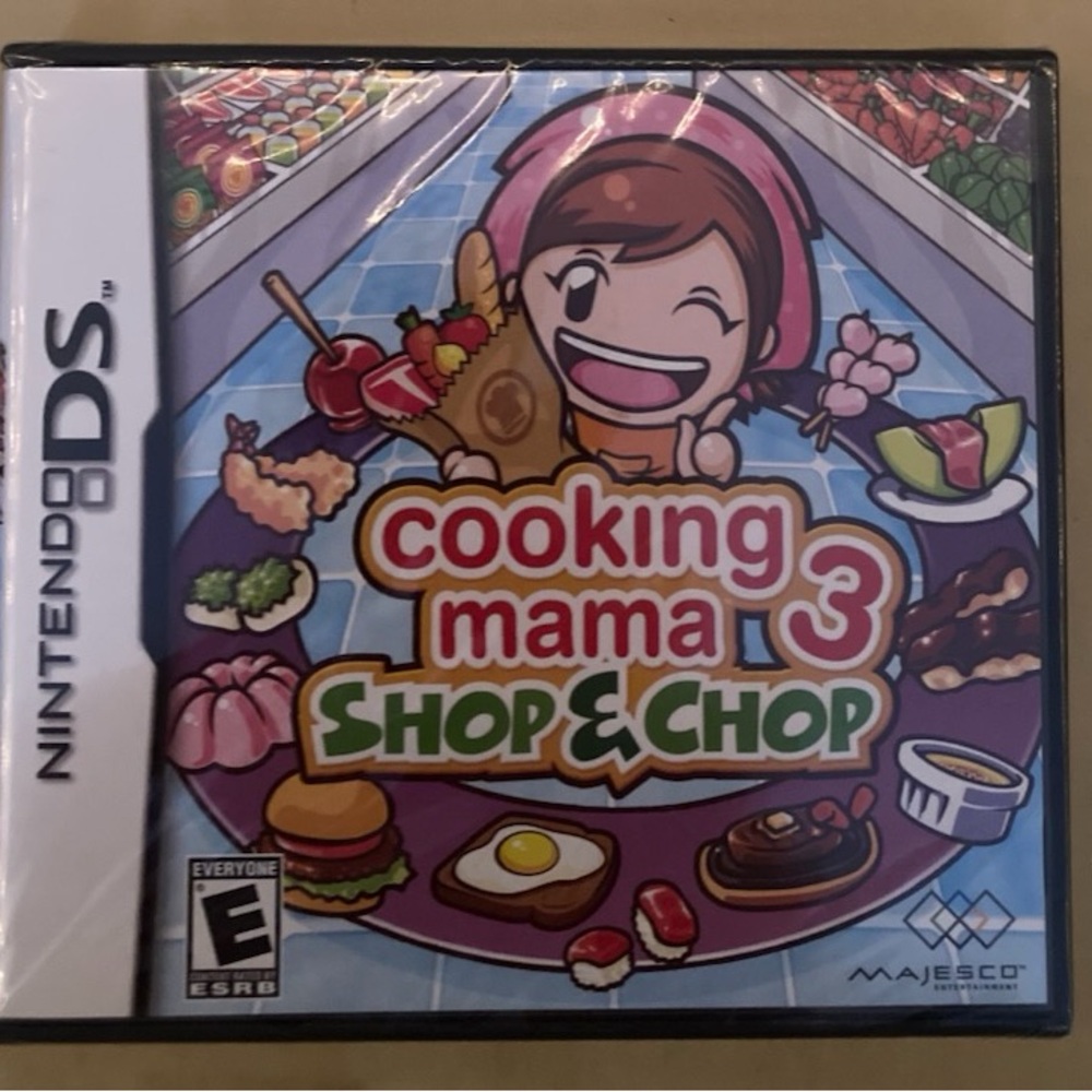 Cooking Mama 3 Shop & Chop Nintendo Game Vibrant Colors